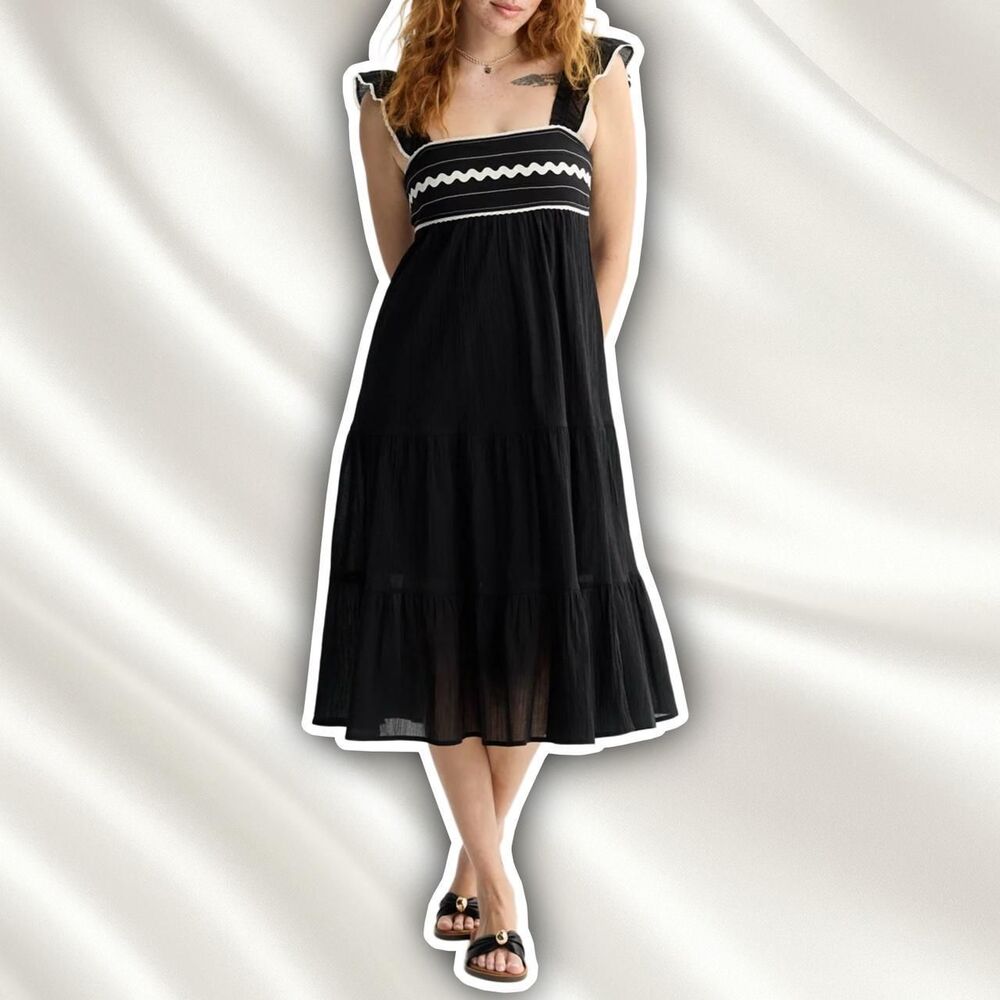 Rewind Women's Black Dress